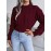 Women's Elegant Long Sleeve Sweater - Soft Pullover Sweater for Fall/Winter, Chic Everyday & Formal Outfits - Easy Care Round Neck Sweater Sweater for Women, Cute Sweaters