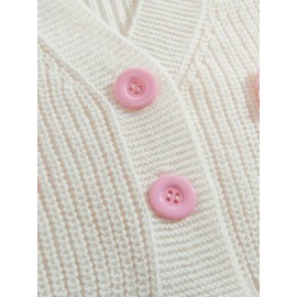 [Kawaii | Pink] Kawaii Pink 3D Bow Cardigan | Women's Cute Girly Look