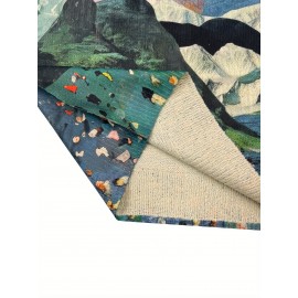 [All-Over Print, Thin Sweater] All-Over Print Thin Sweater | Universe Pattern, Casual Crew Neck Long Sleeve, Women's Clothing